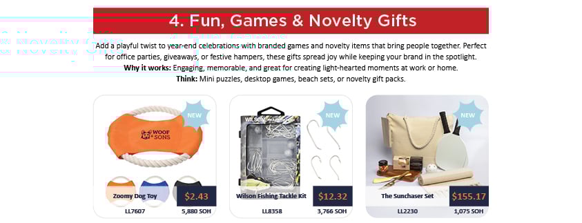 Fun, Games & Novelty Gifts